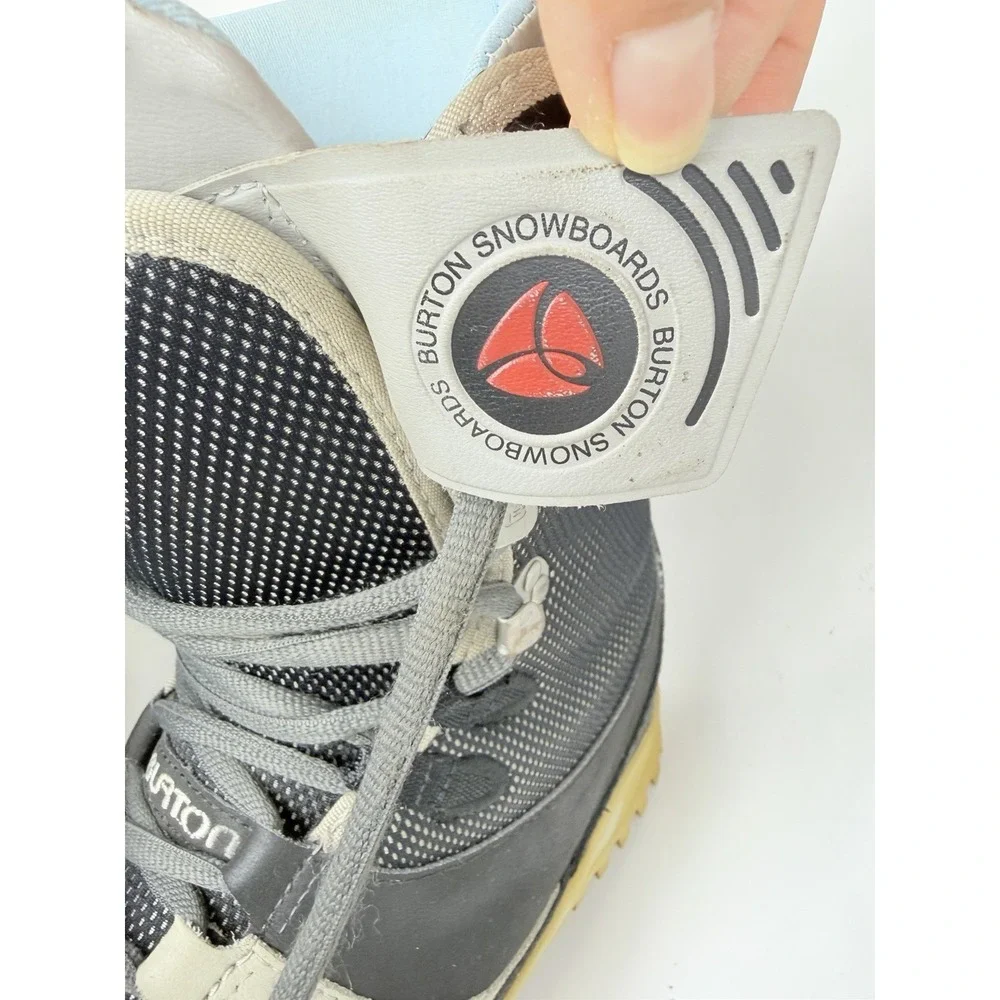 Burton‎ Glide Women's Snowboard Boots Black sz 8- Black-Grey-white